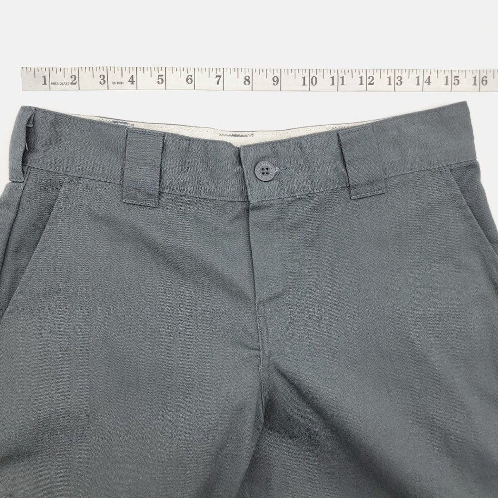 Dickies Flex Cargo Shorts Mens 30 Relaxed Fit Gray Pockets Twill Workwear - Picture 9 of 16